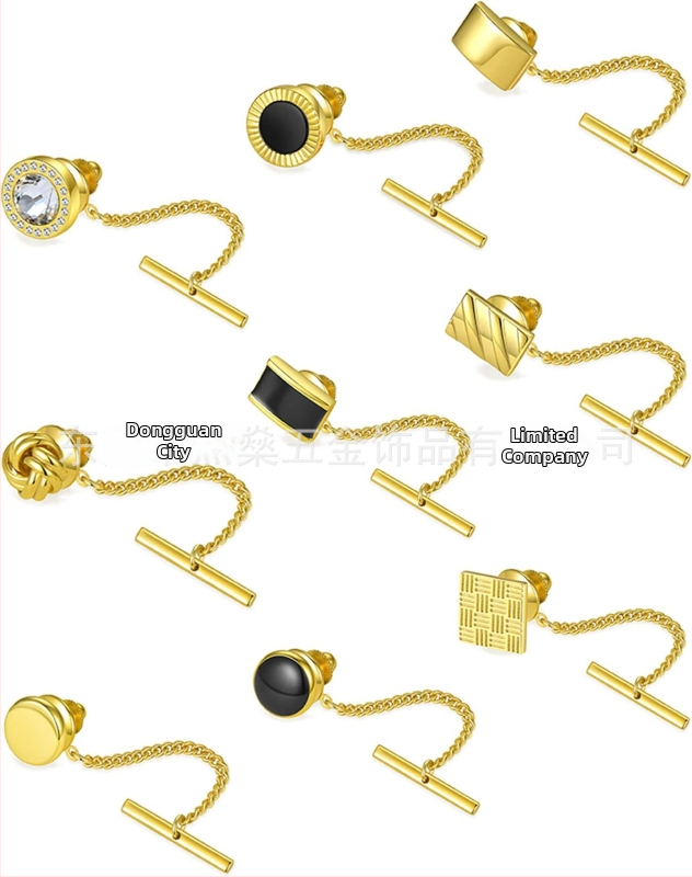 Vasklipuklipp geomeetrilise kujundusega, lihtne unisex stiil, päritolu Dongguan