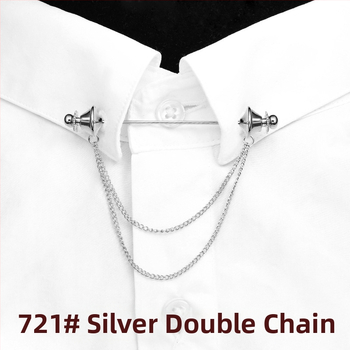 Kaelaripmipin – titaani teras, Korea stiil, valge kristall, elektroplaatimine, topelt-tassel