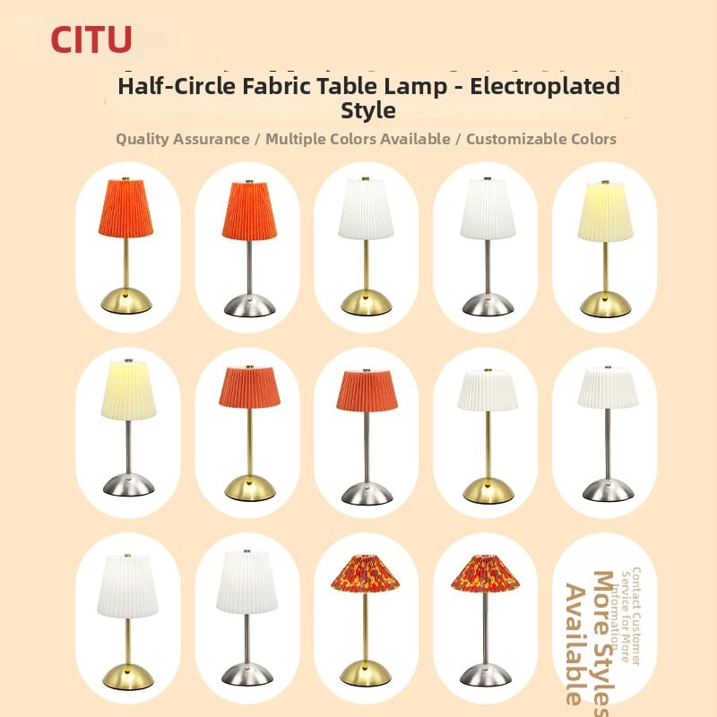 Stalo lemputė, pusapvalio modelio, plieno meno medžiaga, pritaikoma, miegamojo naktinė lempa