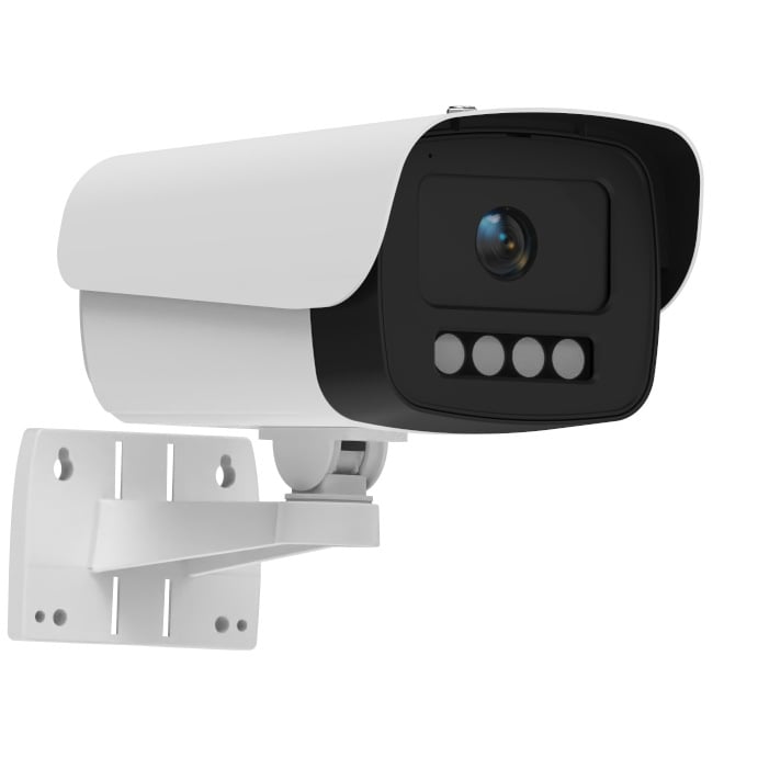 Корпус за Bullet камера, алуминиева сплав, IP67 водоустойчив, IK10 удароустойчив, с монтажна стойка, предпазен щит и сферичен капак