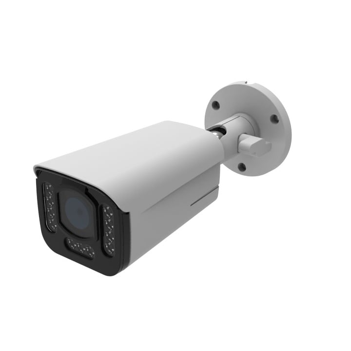 Корпус за Bullet камера, алуминиева сплав, IP67 водоустойчив, IK10 удароустойчив, с монтажна стойка, предпазен щит и сферичен капак