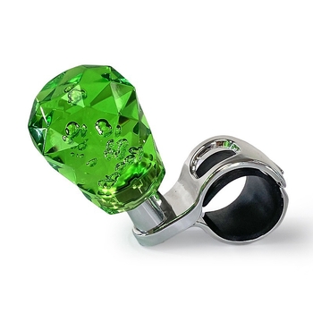 Stūres rata palīgbola – kristāla akmens raksts, akrils, universāla saderība, 300 g