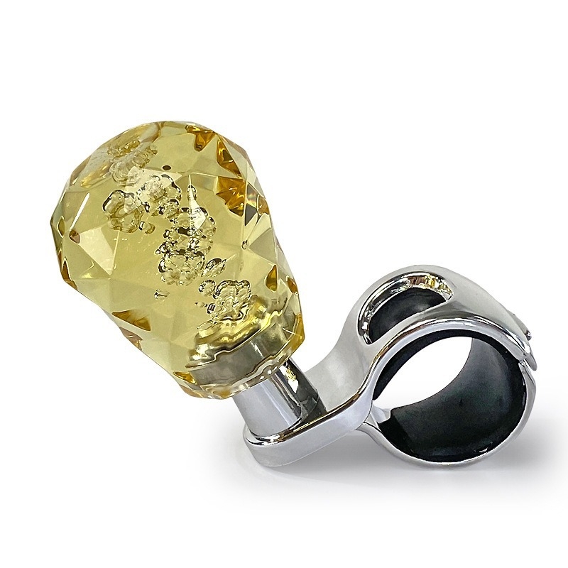 Stūres rata palīgbola – kristāla akmens raksts, akrils, universāla saderība, 300 g