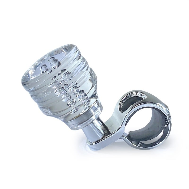 Stūres rata palīgbola – kristāla akmens raksts, akrils, universāla saderība, 300 g