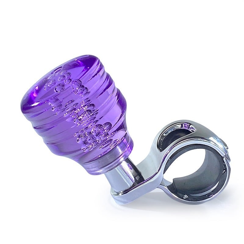 Stūres rata palīgbola – kristāla akmens raksts, akrils, universāla saderība, 300 g