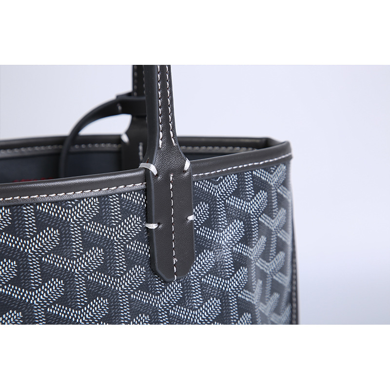 Prava koža, uzorak houndstooth, dvostruka mini torbica za rame, otvoreni gornji dio, za žene