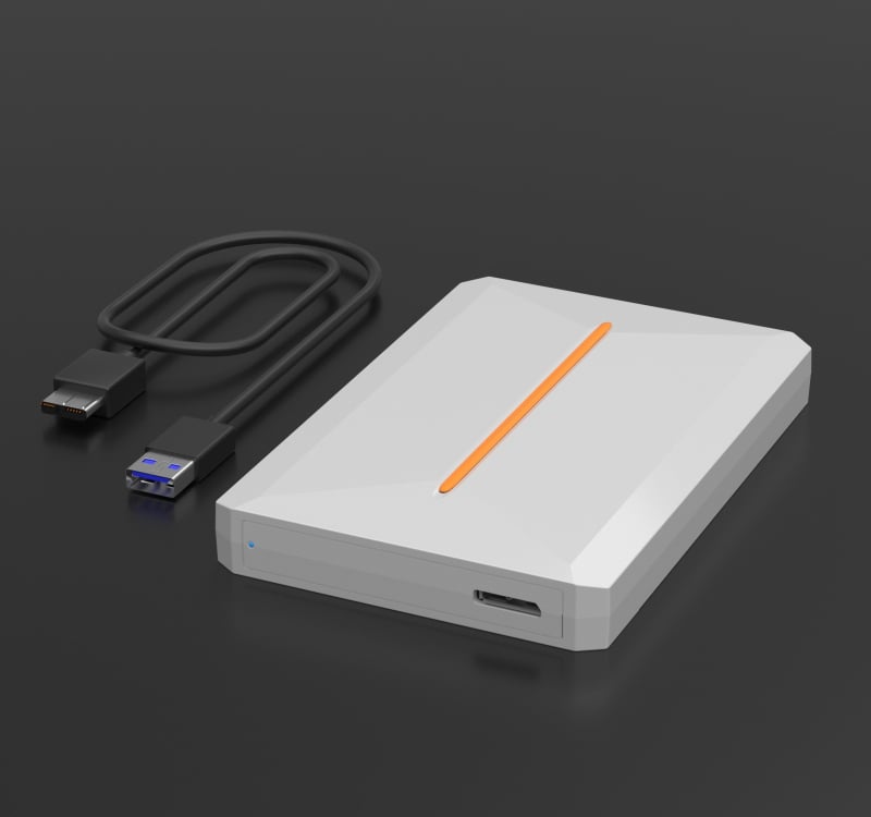 Chuang Zhenlong 2526 USB 3.0 išorinė HDD dėklas SATA, ABS plastikas, palaiko iki 6TB