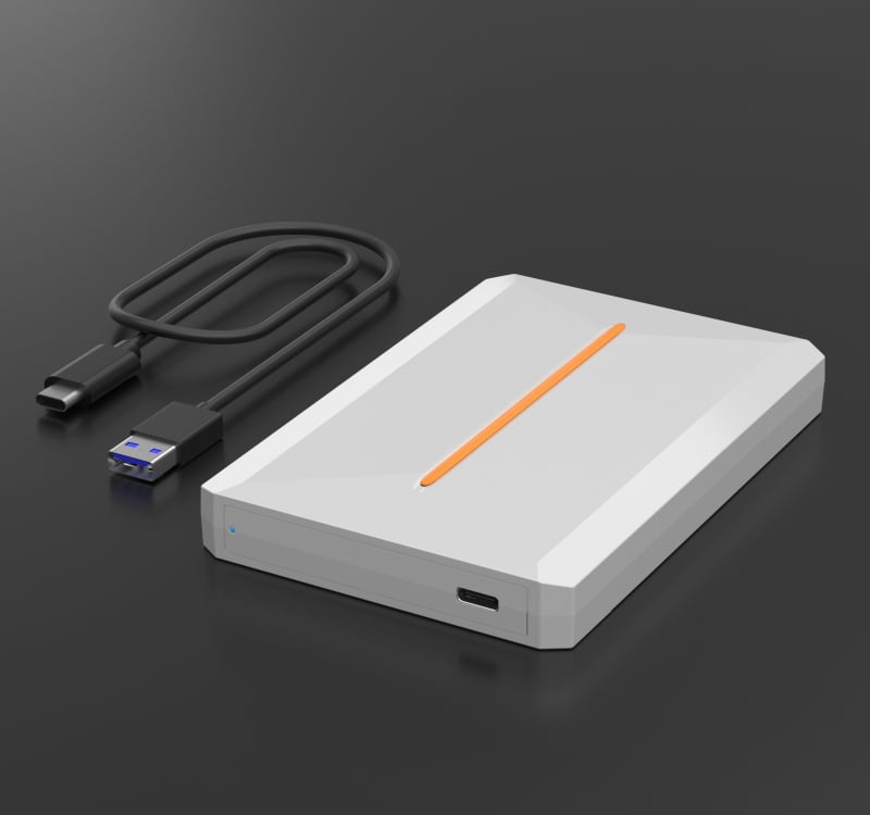 Chuang Zhenlong 2526 USB 3.0 išorinė HDD dėklas SATA, ABS plastikas, palaiko iki 6TB