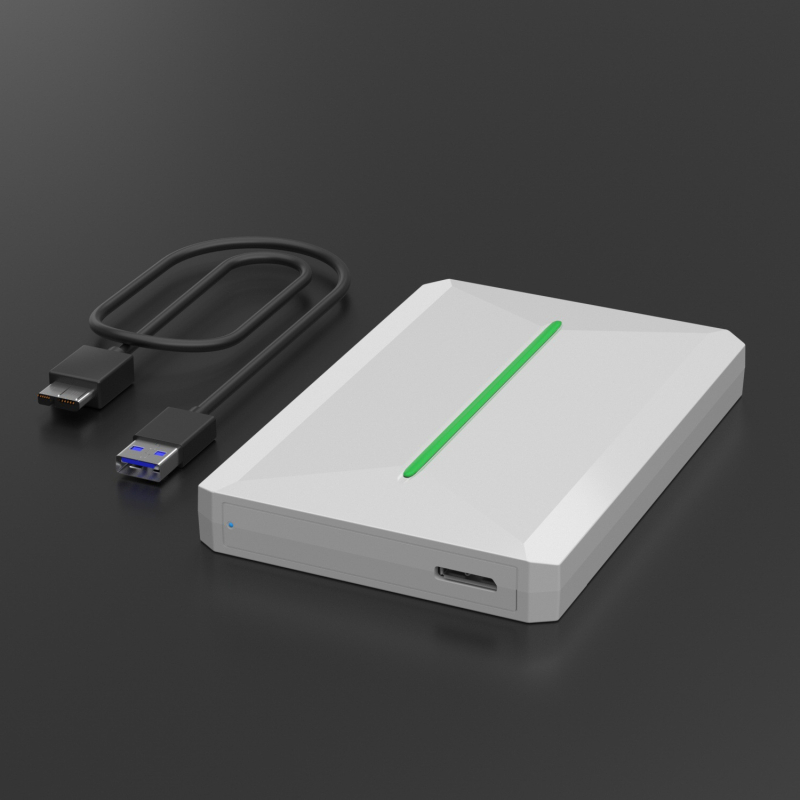 Chuang Zhenlong 2526 USB 3.0 išorinė HDD dėklas SATA, ABS plastikas, palaiko iki 6TB