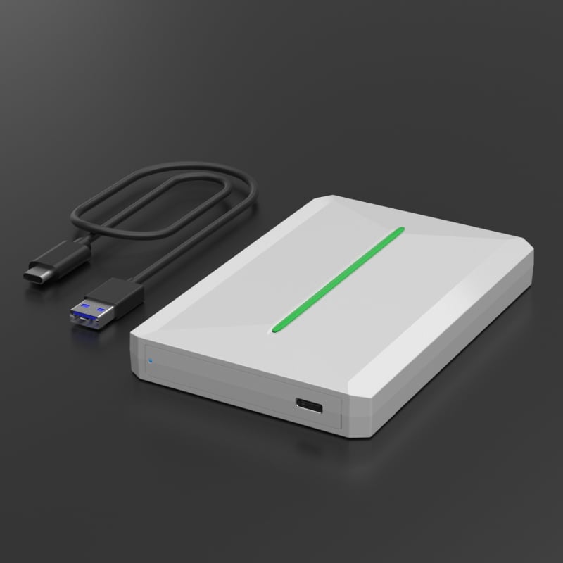 Chuang Zhenlong 2526 USB 3.0 išorinė HDD dėklas SATA, ABS plastikas, palaiko iki 6TB