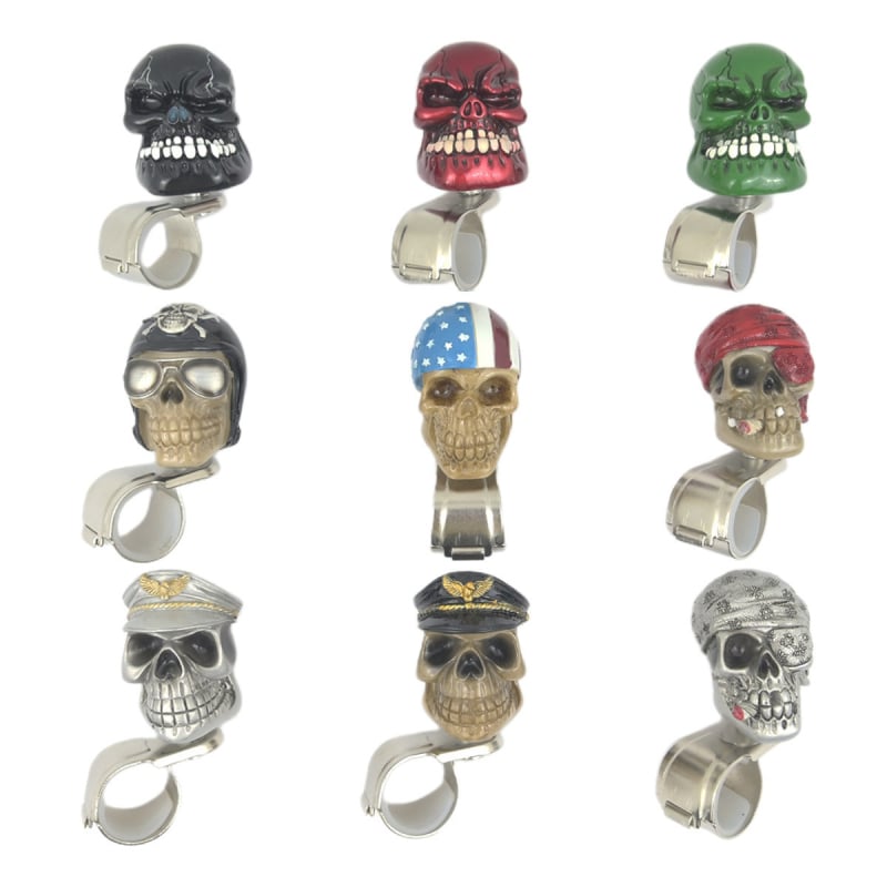 Hocstone universālais stūres palīgbola ar kraniuma dizainu, sveķu izgatavots, 300 g, bez logotipa