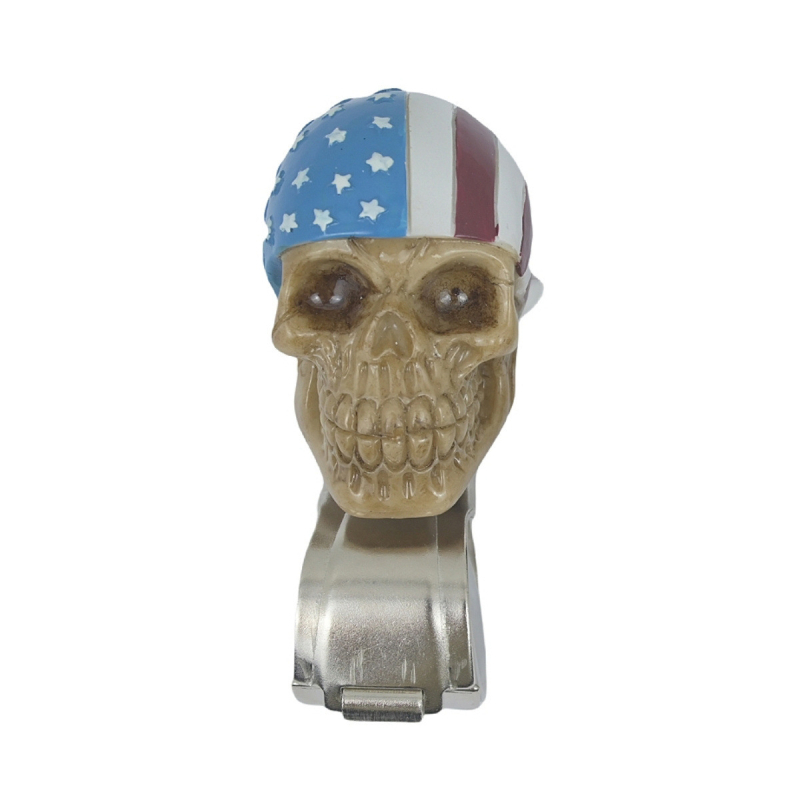 Hocstone universālais stūres palīgbola ar kraniuma dizainu, sveķu izgatavots, 300 g, bez logotipa