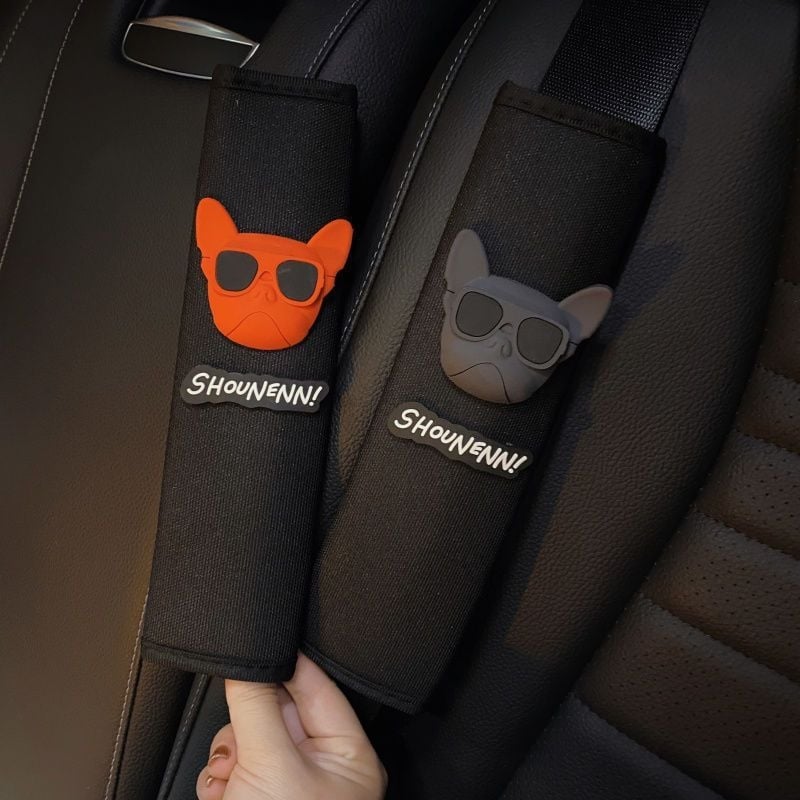 Διακοσμητικό μαξιλαράκι ζώνης ασφαλείας αυτοκινήτου – Ice Silk, εξατομικευμένο λογότυπο