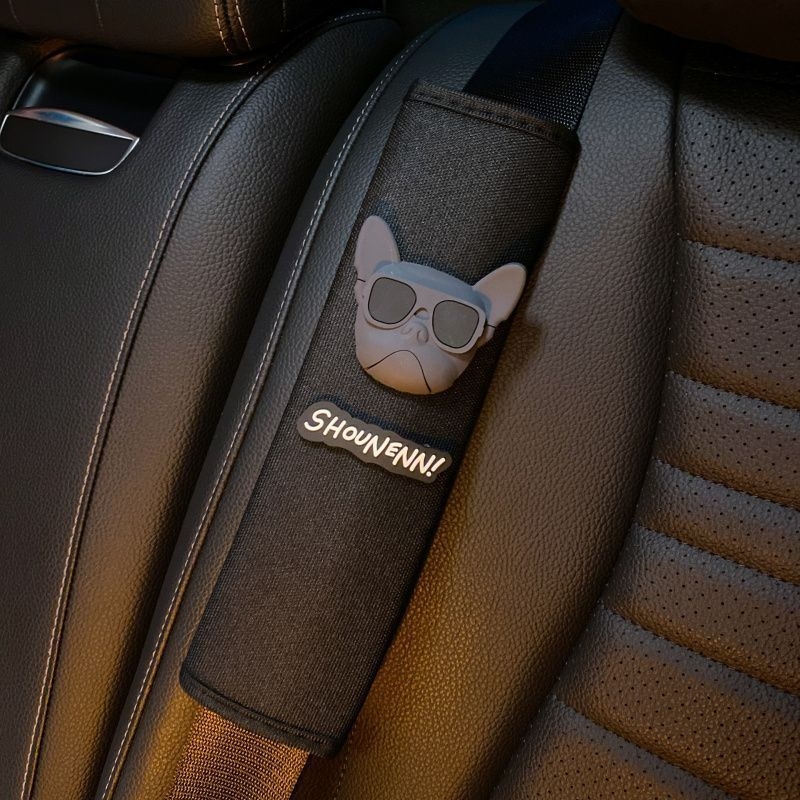 Διακοσμητικό μαξιλαράκι ζώνης ασφαλείας αυτοκινήτου – Ice Silk, εξατομικευμένο λογότυπο