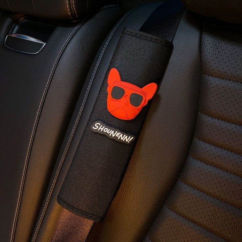 Διακοσμητικό μαξιλαράκι ζώνης ασφαλείας αυτοκινήτου – Ice Silk, εξατομικευμένο λογότυπο