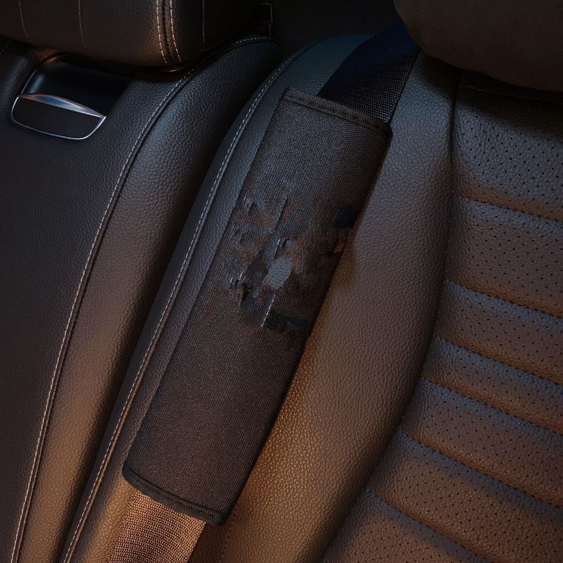 Διακοσμητικό μαξιλαράκι ζώνης ασφαλείας αυτοκινήτου – Ice Silk, εξατομικευμένο λογότυπο