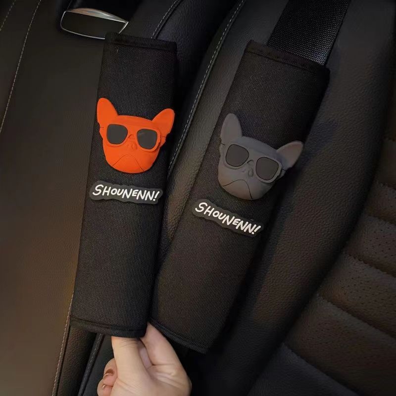 Διακοσμητικό μαξιλαράκι ζώνης ασφαλείας αυτοκινήτου – Ice Silk, εξατομικευμένο λογότυπο