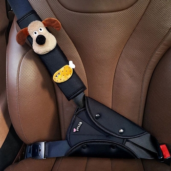 Κράτης ζώνης για παιδιά με επενδύσεις ώμων – αντι-πνιγμού σχέδιο, ρυθμιζόμενη προστασία κοιλιάς για αυτοκίνητο