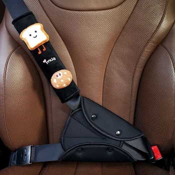 Κράτης ζώνης για παιδιά με επενδύσεις ώμων – αντι-πνιγμού σχέδιο, ρυθμιζόμενη προστασία κοιλιάς για αυτοκίνητο