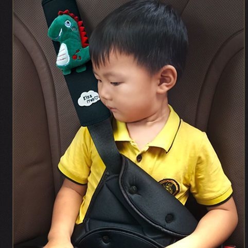 Κράτης ζώνης για παιδιά με επενδύσεις ώμων – αντι-πνιγμού σχέδιο, ρυθμιζόμενη προστασία κοιλιάς για αυτοκίνητο