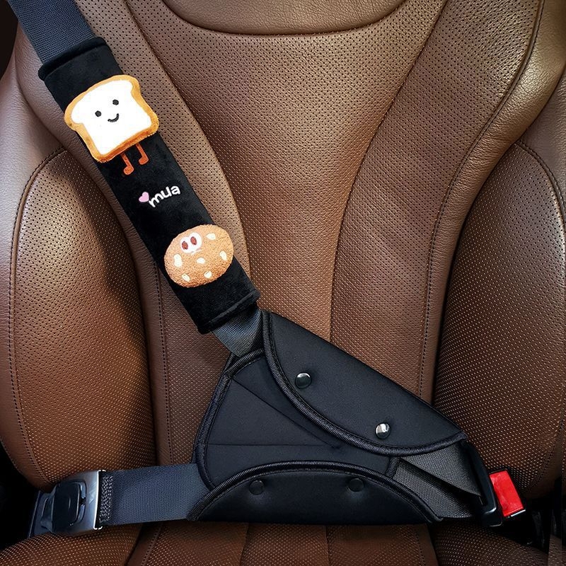 Κράτης ζώνης για παιδιά με επενδύσεις ώμων – αντι-πνιγμού σχέδιο, ρυθμιζόμενη προστασία κοιλιάς για αυτοκίνητο