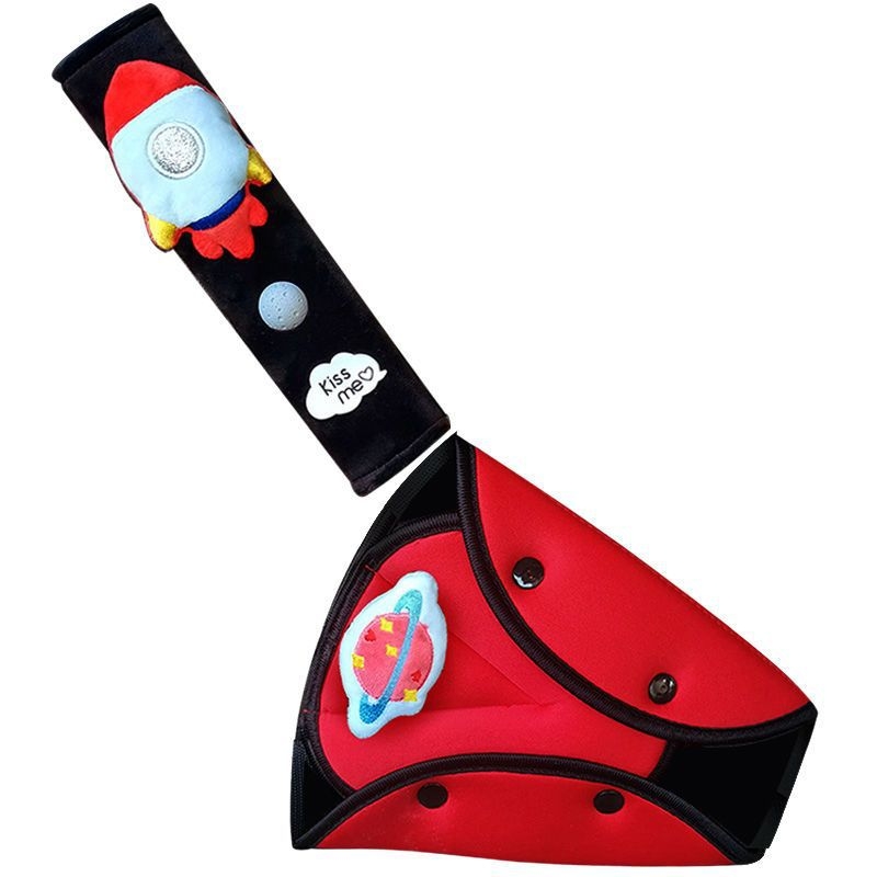 Κράτης ζώνης για παιδιά με επενδύσεις ώμων – αντι-πνιγμού σχέδιο, ρυθμιζόμενη προστασία κοιλιάς για αυτοκίνητο