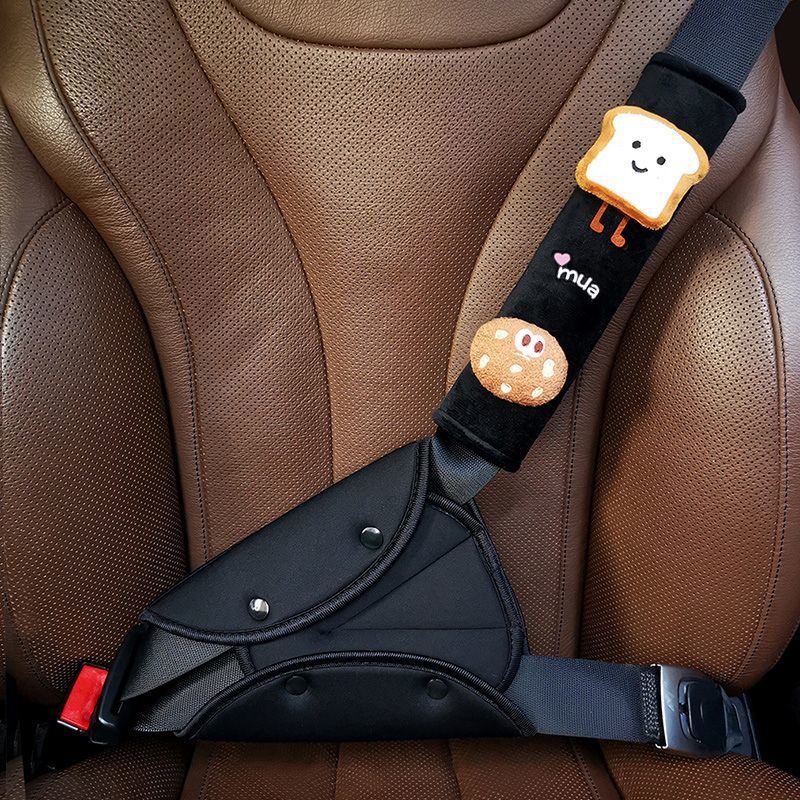 Κράτης ζώνης για παιδιά με επενδύσεις ώμων – αντι-πνιγμού σχέδιο, ρυθμιζόμενη προστασία κοιλιάς για αυτοκίνητο