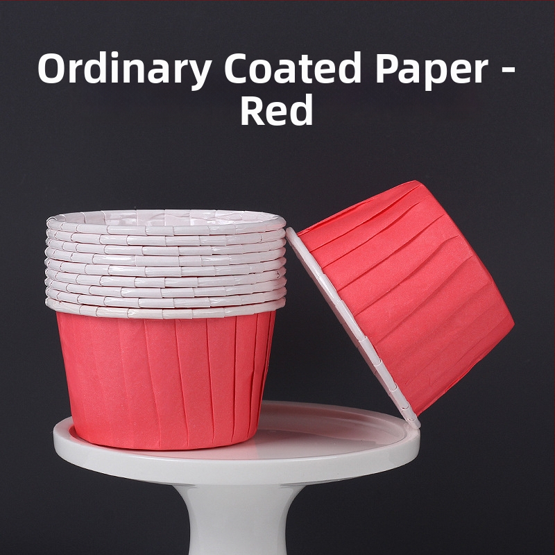 Muffini paberi vormid küpsetamiseks – laminatsiooniga, PET kate, 170 g/m², Jiang xiaopei