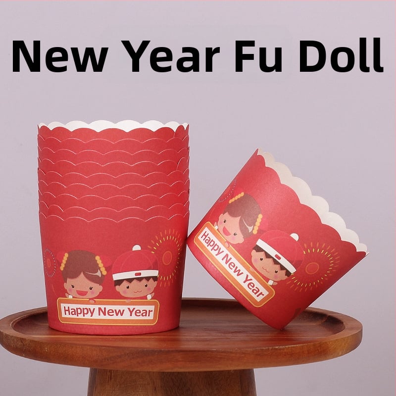 Muffini paberi vormid küpsetamiseks – laminatsiooniga, PET kate, 170 g/m², Jiang xiaopei