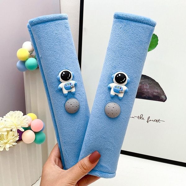 Autós öv vállvédő – Cartoon Dingdang Cat, meghosszabbított hossz, poliészter, szorítás elleni védelem, logó nyomtatás elérhető