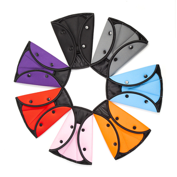 Bymaocar παιδικός κρατητήρας ζώνης αυτοκινήτου; υλικό: υψηλοελαστικό σφουγγάρι + πολυεστερικό σφουγγάρι; βάρος 42 g; προσαρμόσιμο