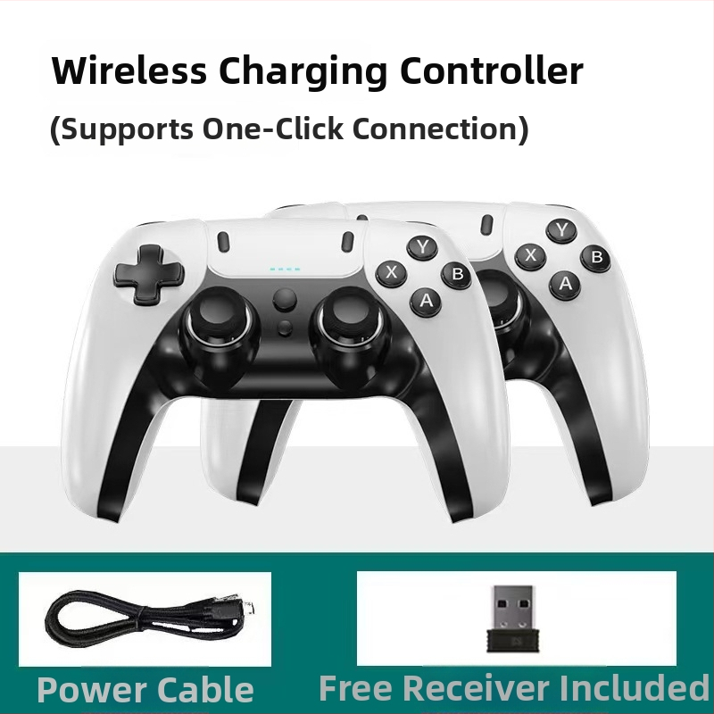 X10 Spēļu Kaste ar Dubultās Sistēmas Atbalstu, Android 11, Cloud PC, 2GB RAM + 16GB ROM, HDMI/AV, 2–4 Spēlētāji, Esports Stils