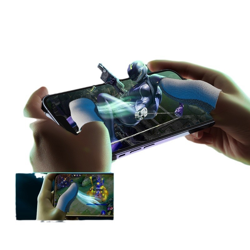 Érintőképernyős játékujjvédő – szénszálas, réz- és fémes rostok, ultra vékony, 10 g, logó nyomtatás, testreszabható