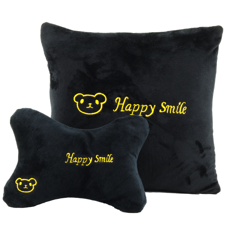 Automobiļas galvas atbalsta un jostas atbalsta komplekts ar kristāla samta ārējo apdari, PP kokvilnas pildījums, karikatūru dzīvnieku raksts, visām sezonām, piemērots visām automašīnām