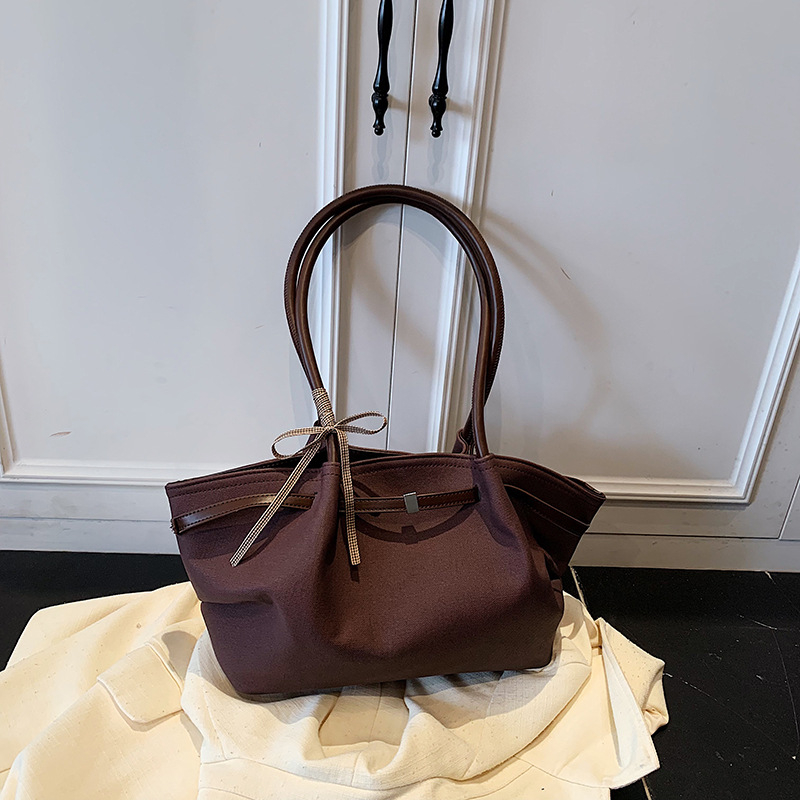 Torbica Tote, ulični stil, PU materijal, horizontalni kvadratni oblik, zatvarač