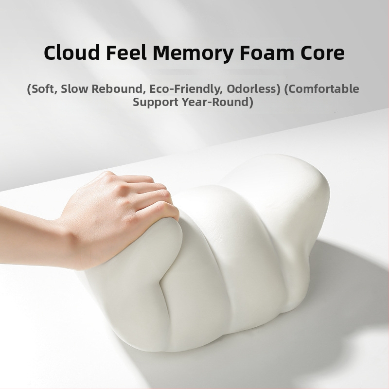 Automašīnas kakla un jostas spilvens — universāla pielāgošana, četru sezonu lietošana, sintētisko šķiedru pildījums, oriģinālais stils