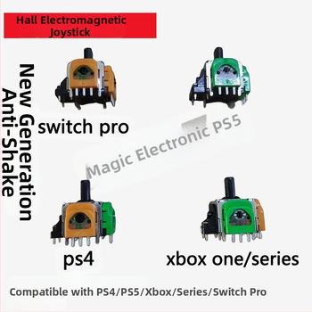 Hall efekto joistikas PS4/PS5, suderinamas su Xbox One ir Switch Pro – nauja karta