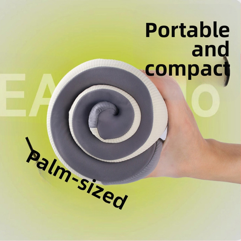 У-образна възглавница за пътуване, за шията – паметна пяна, дишаща, със сваляем калъф и пране, компактна