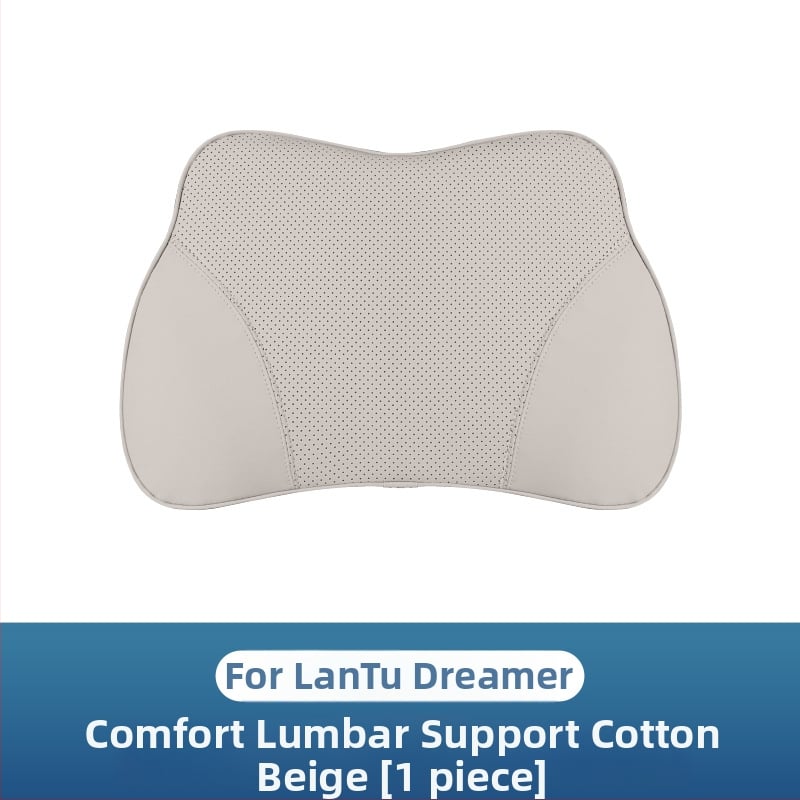 Auto galvas un kakla spilvens ar atmiņas putām, perforēta elpojoša pārklājuma no Nappa ādas, universāla pielietojums, muguras daļas atbalsts, iespēja pielāgot logotipu