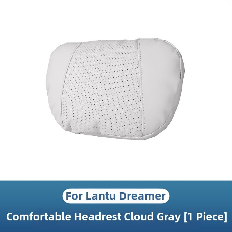 Auto galvas un kakla spilvens ar atmiņas putām, perforēta elpojoša pārklājuma no Nappa ādas, universāla pielietojums, muguras daļas atbalsts, iespēja pielāgot logotipu