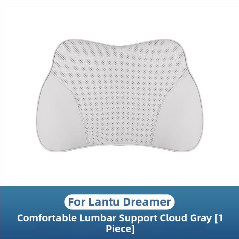 Auto galvas un kakla spilvens ar atmiņas putām, perforēta elpojoša pārklājuma no Nappa ādas, universāla pielietojums, muguras daļas atbalsts, iespēja pielāgot logotipu