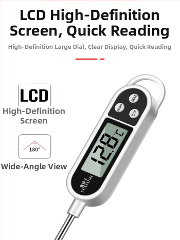 Automobiļu kondicioniera termometra detektors - digitālais temperatūras testers ar sondu gaisa izplūdei