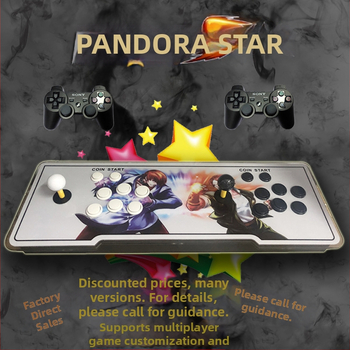 3D Pandora Moonlight Treasure Box – 16GB atmiņa, oriģinālais softvars, A7 operētājsistēma, PS3 saderīgs, dubultais džojistsiks arkāde