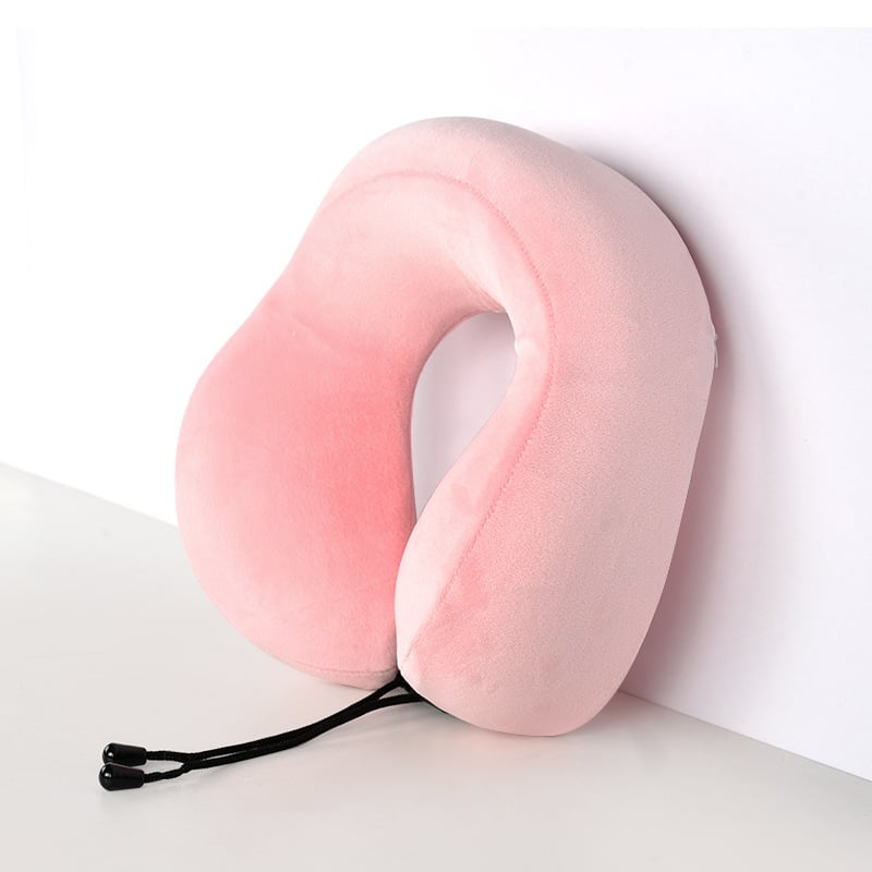 Memóriás hab U‑alakú utazó nyakpárna belsővel, Crystal velúr huzattal, felnőtteknek