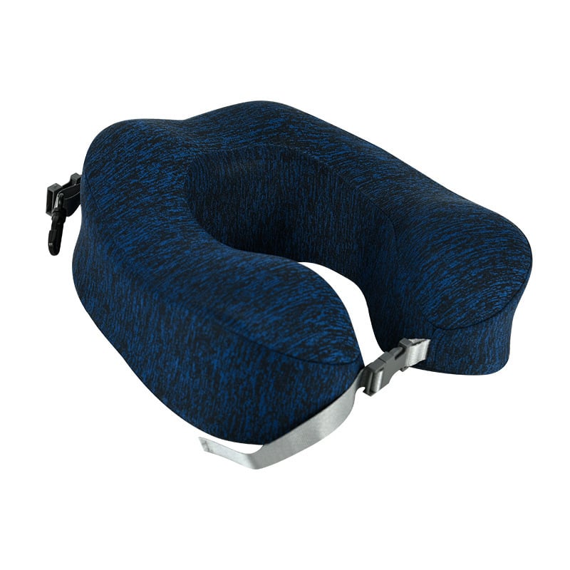 Memóriás hab U‑alakú utazó nyakpárna belsővel, Crystal velúr huzattal, felnőtteknek