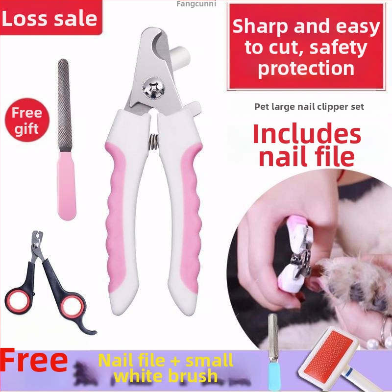 Clește de unghii pentru animale de companie și pilă pentru unghii pentru câini și pisici – neimportat; fără mărci private licențiate