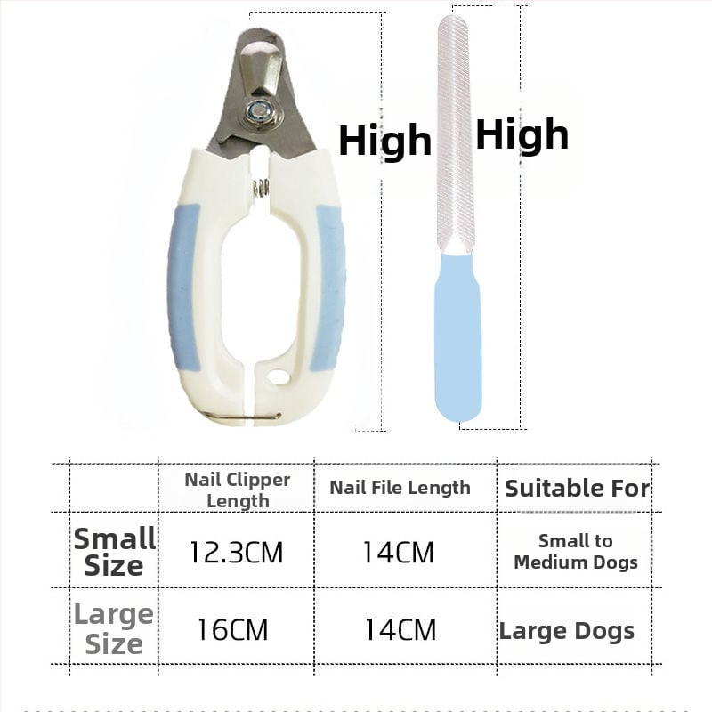 Clește de unghii pentru animale de companie și pilă pentru unghii pentru câini și pisici – neimportat; fără mărci private licențiate