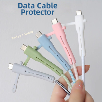 Datu kabeļa aizsardzības vāciņš CP0789 – Silikons, Kabelu vīnotājs mobilajiem tālruņiem