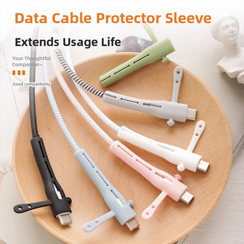 Datu kabeļa aizsardzības vāciņš CP0789 – Silikons, Kabelu vīnotājs mobilajiem tālruņiem