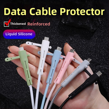 Datu kabeļa aizsardzības vāciņš CP0789 – Silikons, Kabelu vīnotājs mobilajiem tālruņiem